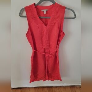 Sleeveless V-Neck Mini Dress